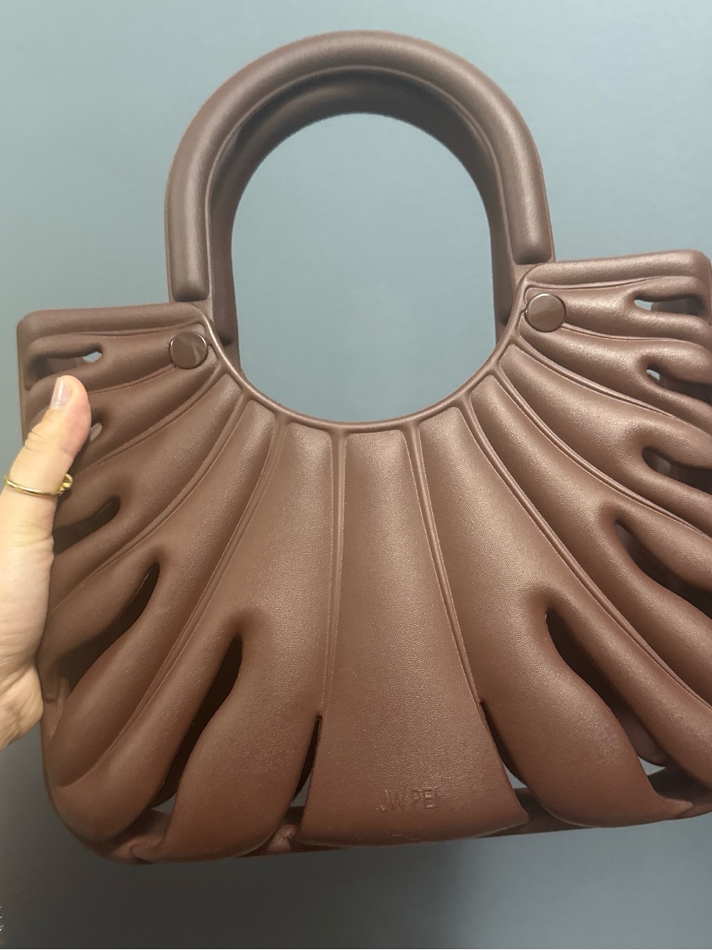 JW PEI Faye leaf beach bag tote